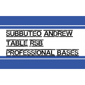 Subbuteo Andrew Table RSB Professional Bases (9)